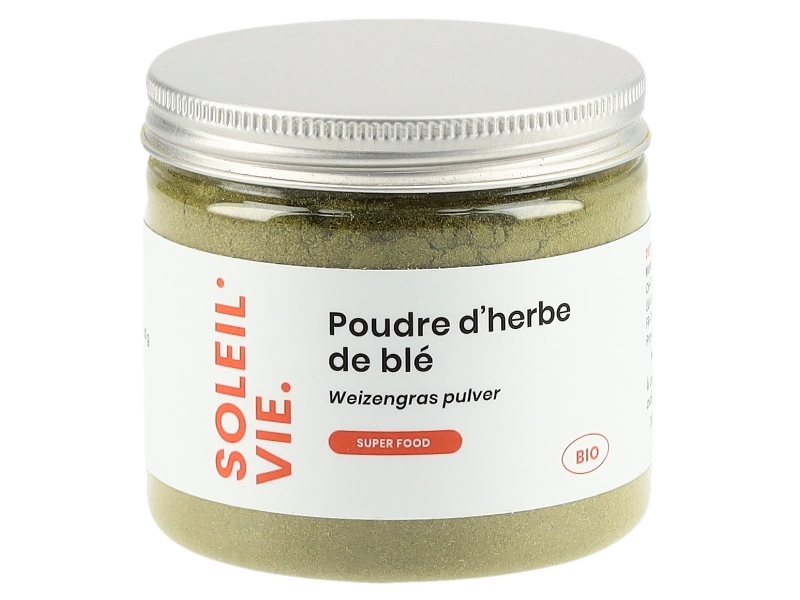 SOLEIL VIE poudre dherbe de blé bio 70 g