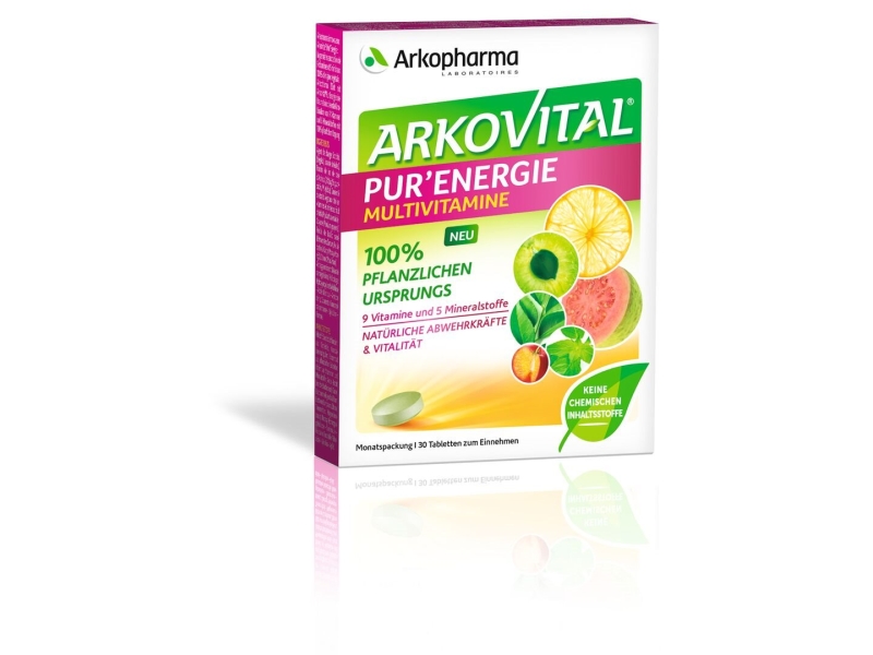 ARKOVITAL Pur'Energie Comprimés vitamines + minéraux 30 pièces