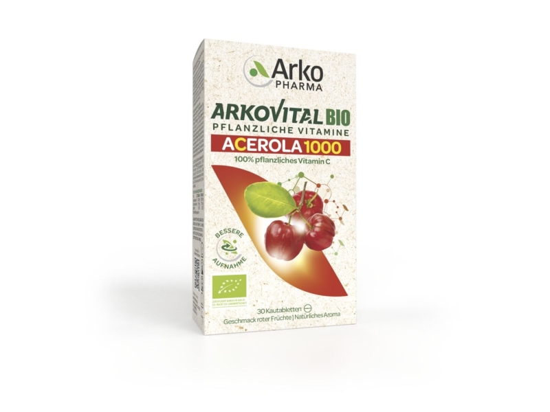 ARKOVITAL Acerola comprimés 1000mg Bio 30 pièces