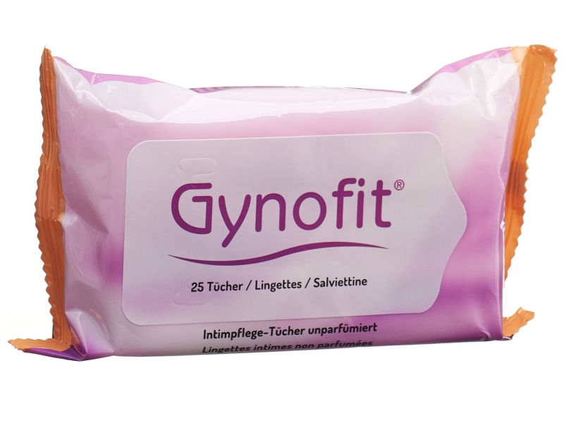 GYNOFIT lingettes intimes non pafumées 25 pièces