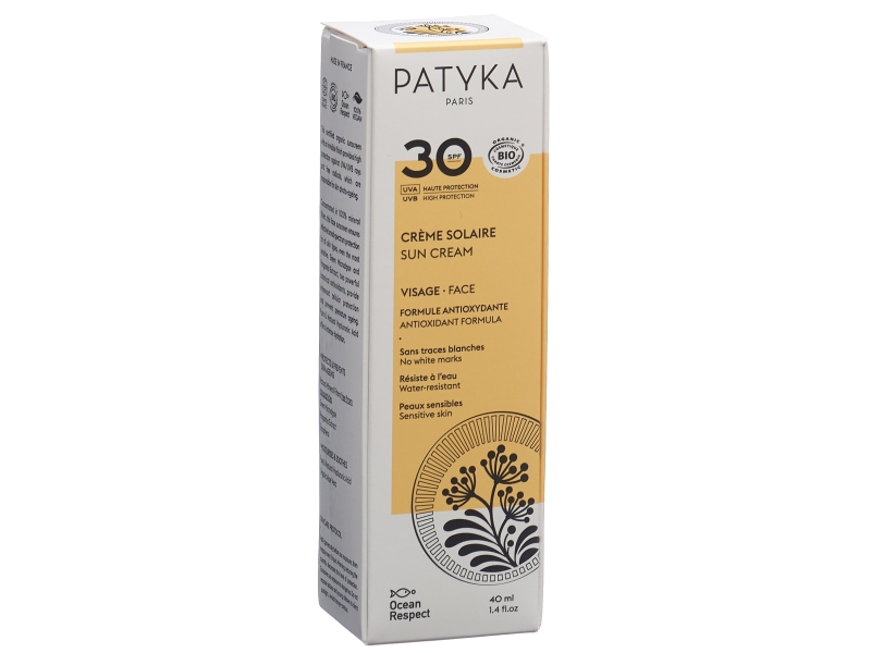 PATYKA Crème Solaire Visage SPF30 40 ml