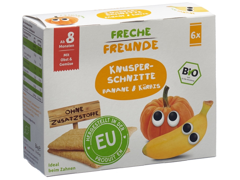 FRECHE FREUNDE pain croustillant banane & courge