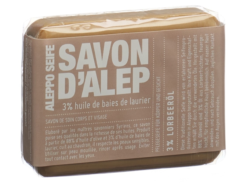 BIONATURIS savon d'Alep 3 % 100g