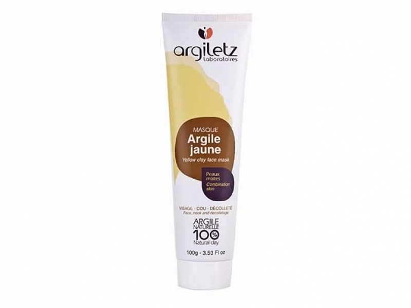 ARGILETZ Masque argile jaune tube 100g