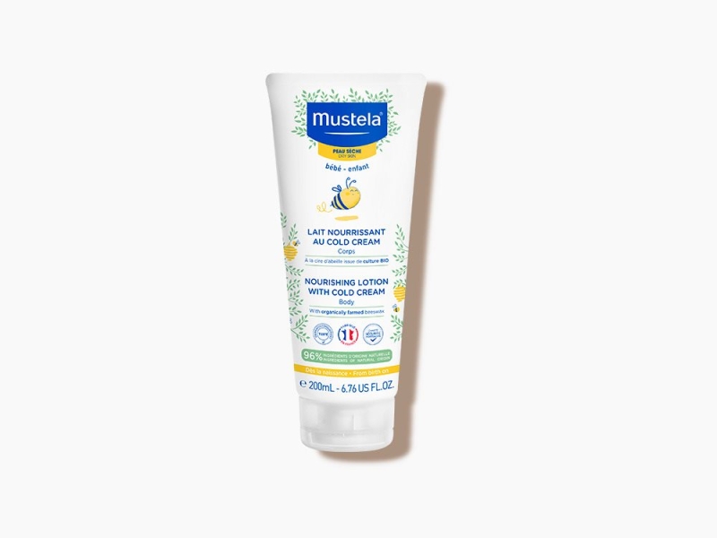 MUSTELA Lait Corps Cold Cream Peau Sèche, 200 ml