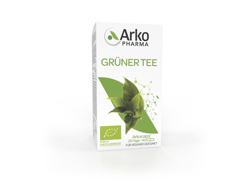 ARKOCAPS Grüntee Kaps Bio Ds 40 Stk