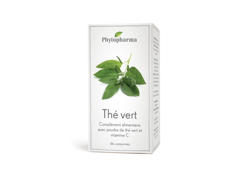 PHYTOPHARMA Thé Vert comprimés 180 pièces