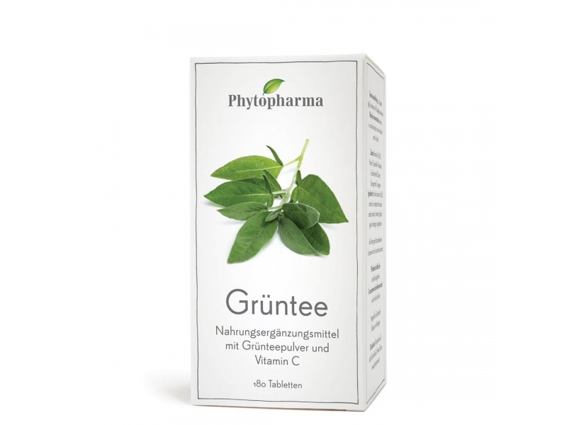 PHYTOPHARMA Grüntee Tabletten 180 Stück