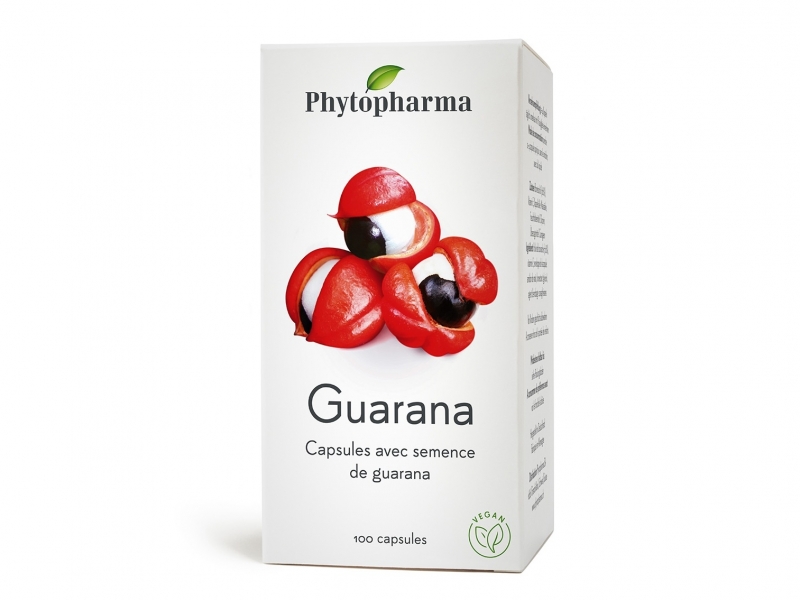 PHYTOPHARMA Guarana Capsules 100 Pièces