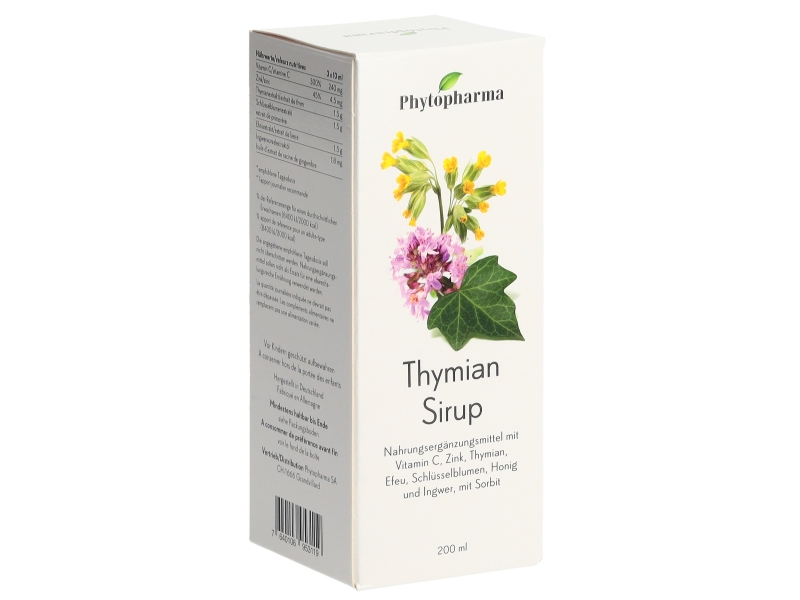 PHYTOPHARMA Sirop au thym 200 ml
