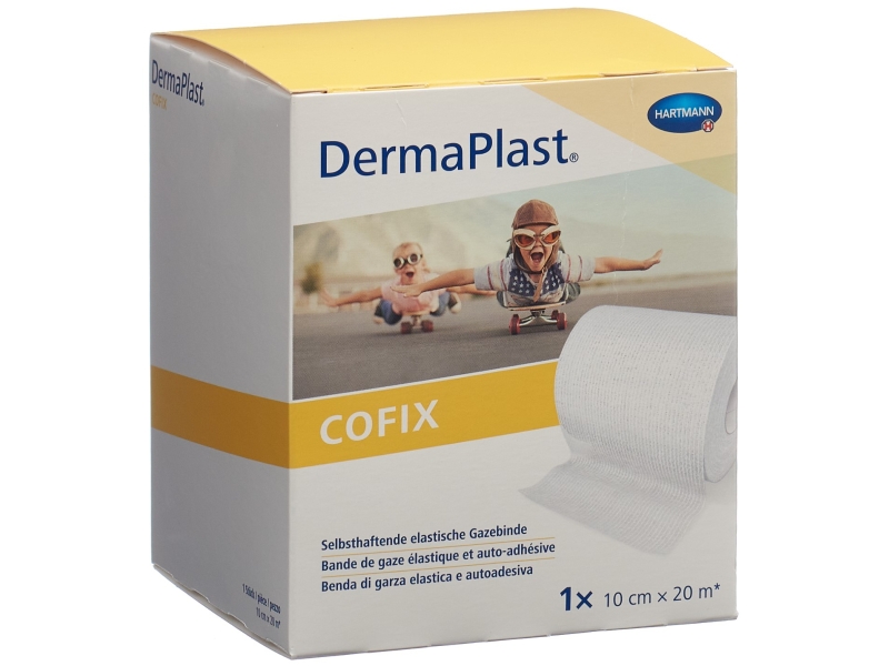 DERMAPLAST CoFix Blanc, 10cmx20m, 1 Pièce