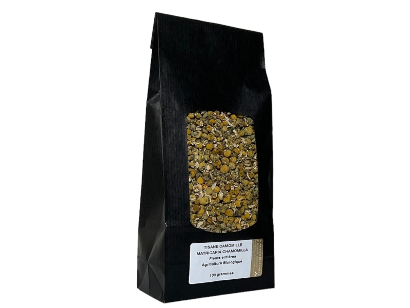 Tisane Camomille, fleurs entières 100g