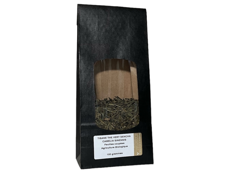 Tisane Thé vert sencha, feuilles coupées 100g