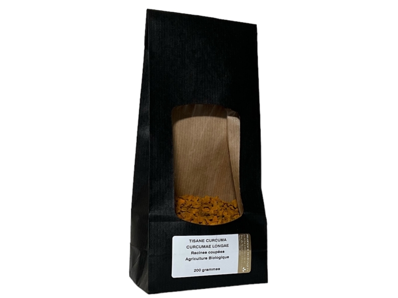 Tisane Curcuma, racines coupées 200g