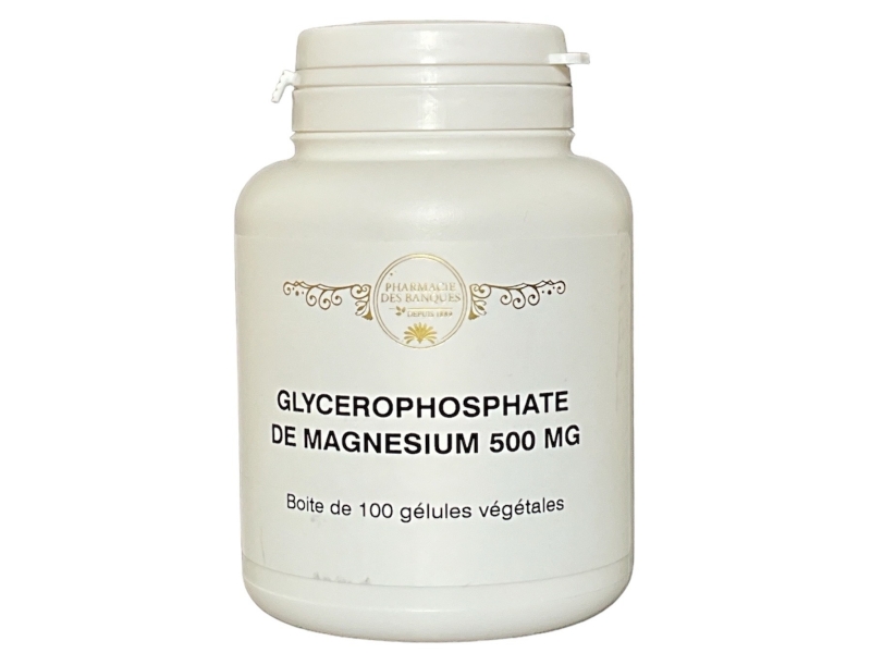 Glycérophosphate de Magnésium 500mg 100 gélules