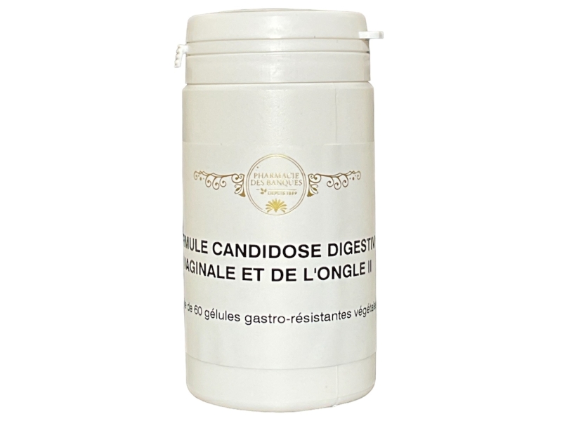 Formule candidose digestive, vaginale et de l'ongle II 60 gélules