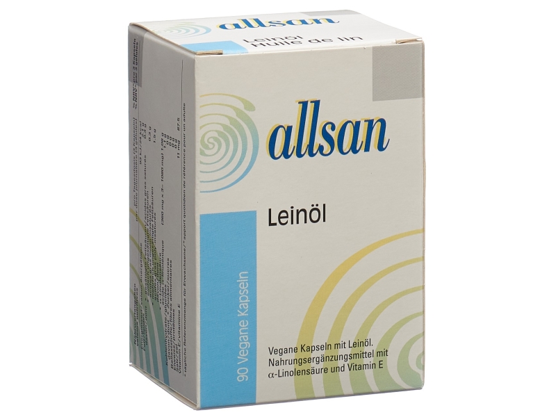 ALLSAN Leinöl pflanzlich Kaps 90 Stk