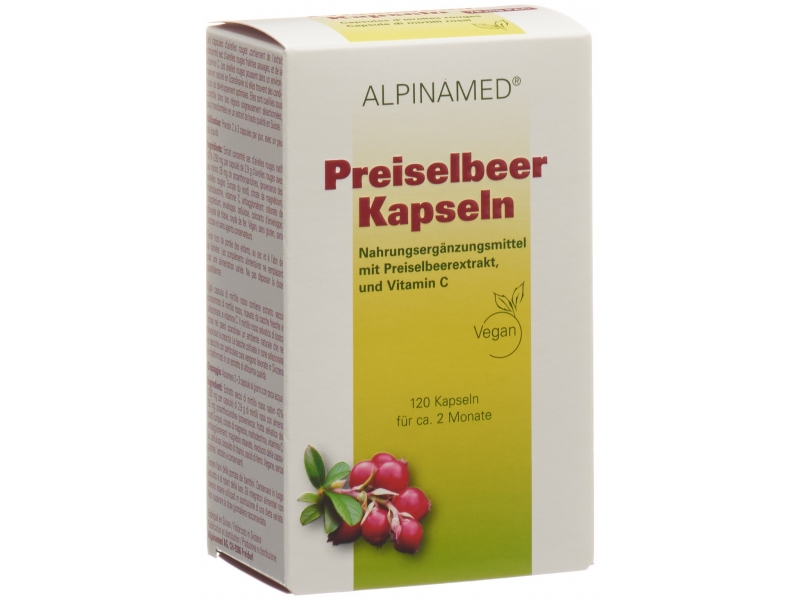 ALPINAMED Preiselbeer Kapseln 120 Stück