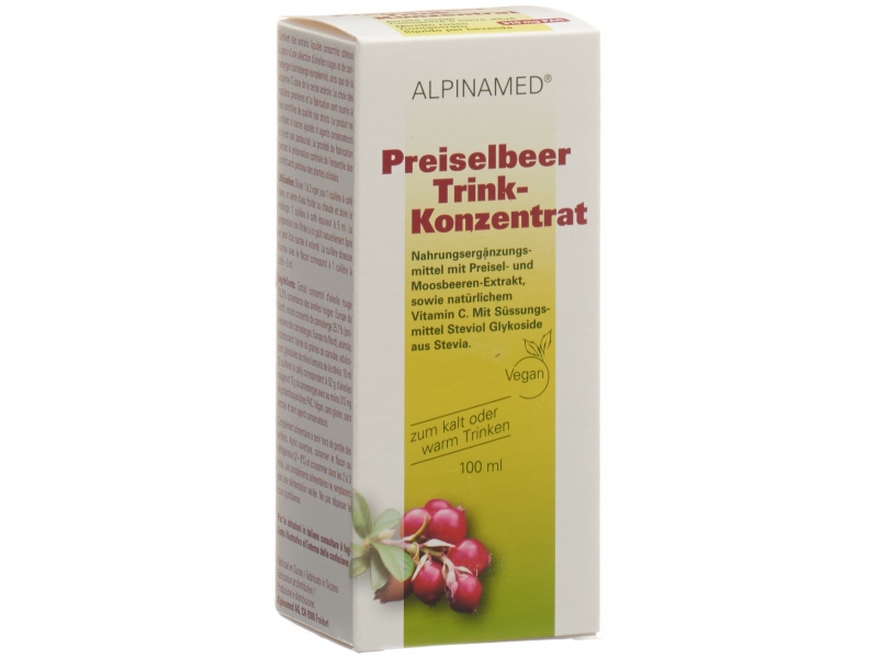 ALPINAMED Preiselbeer Trink-Konzentrat 100 ml