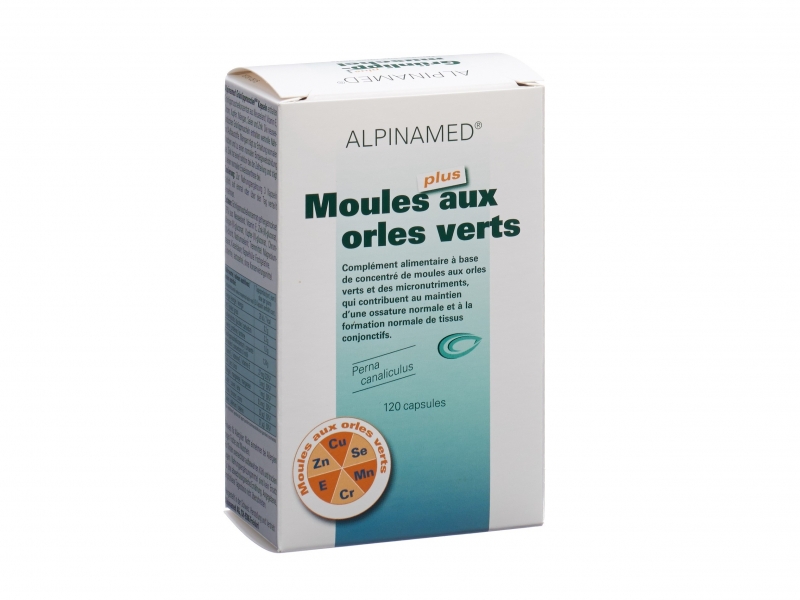 ALPINAMED Moules aux orles verts Plus capsules 120 pièces