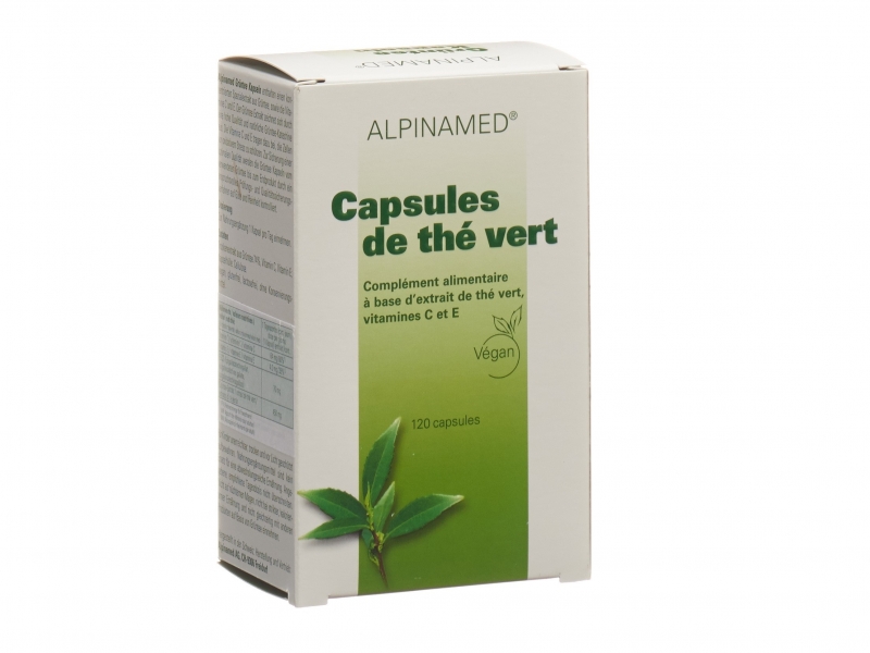 ALPINAMED Thé vert Capsules 120 pièces