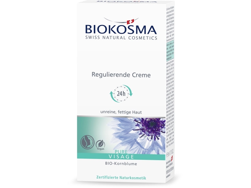 BIOKOSMA Pure visage Crème régulatrice 24h 50ml