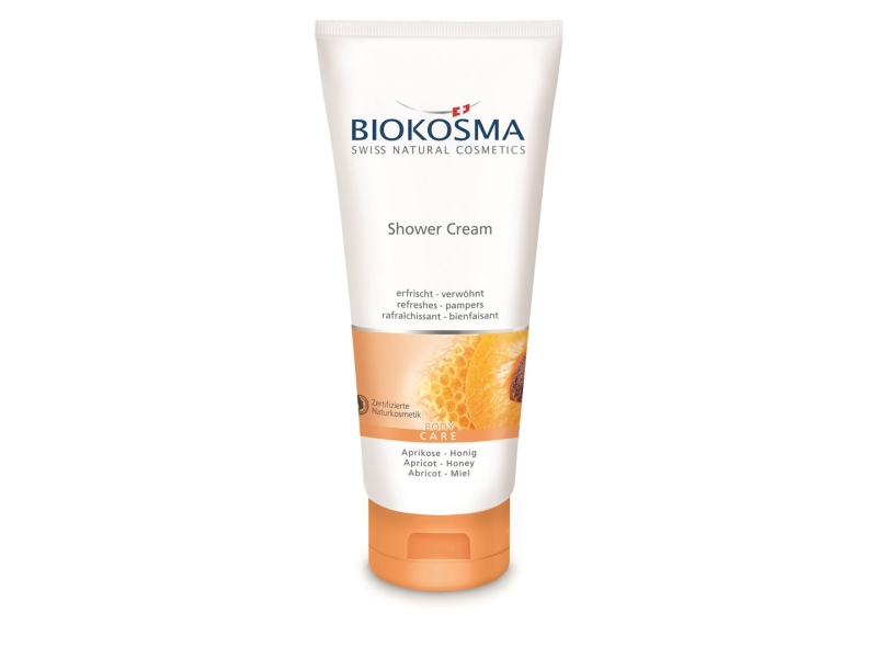 BIOKOSMA crème de douche abricot-miel 200ml