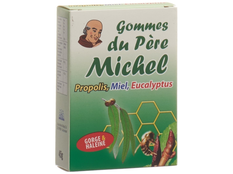 BIOLIGO gommes du père michel eucalyptus boîte 45g