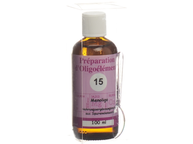 BIOLIGO no 15 préparation d'oligoéléments 100 ml