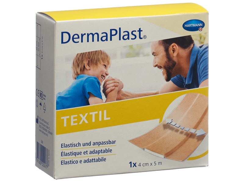 DERMAPLAST Textil pansement rapid 4cm x 5m rouleau