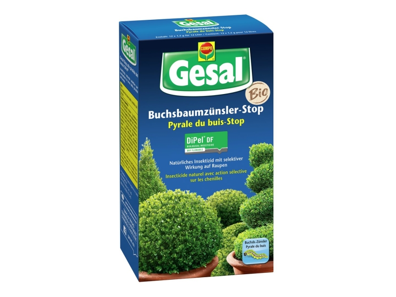 GESAL pyrale du buis stop DiPel DF 4 x 4.5 g