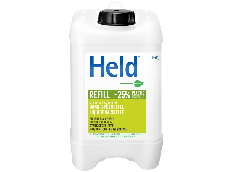 HELD BY ECOVER vaisselle liquide citron & aloé 5 litre