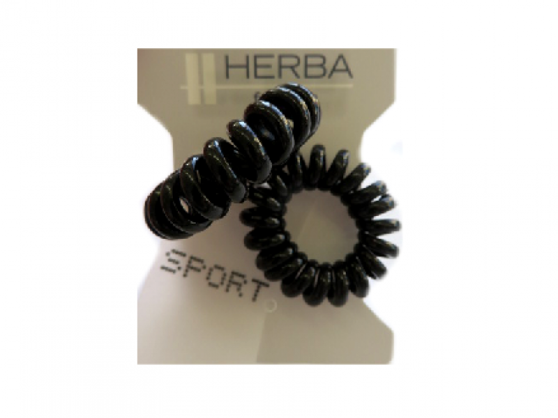 HERBA élastique 3.8cm petit noir 2 pièces