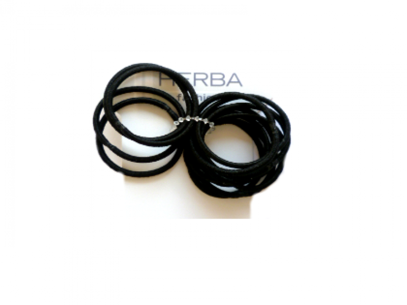 HERBA élastique 3cm noir 12 pièces