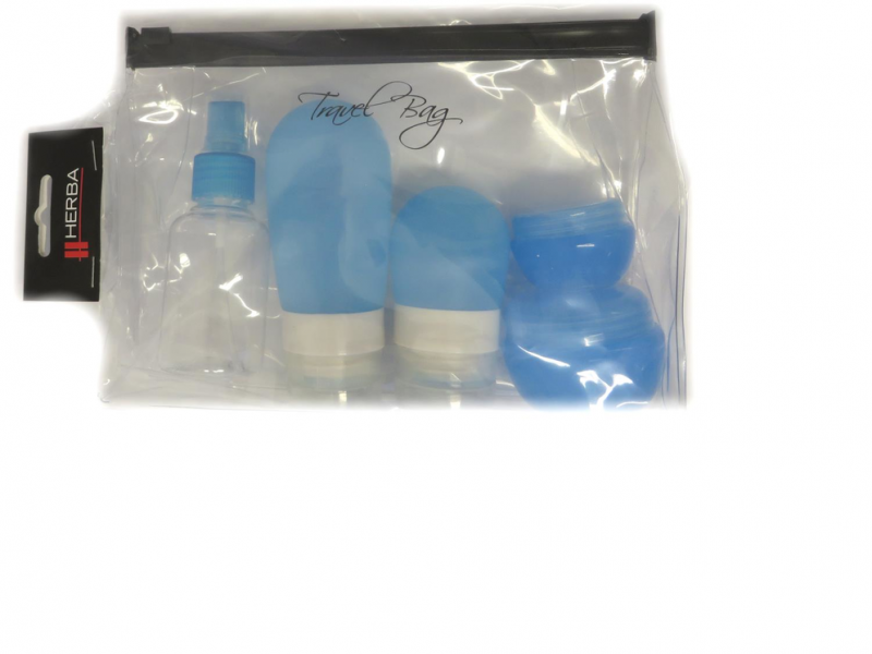 HERBA Travel Bag Reise Necessaire Set blau m Ritt