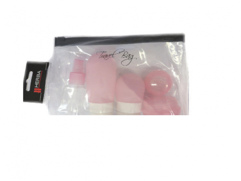 HERBA Travel Bag Reise Necessaire Set rosa m Ritt