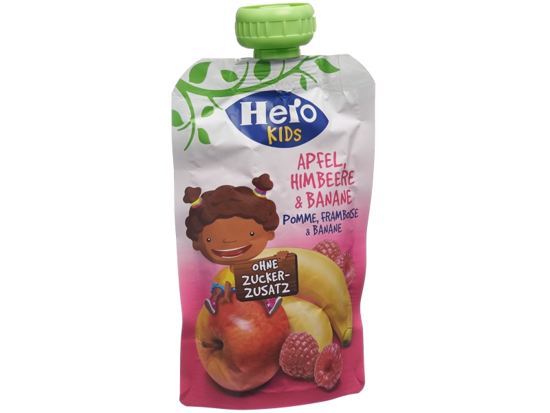 HERO Kids big smoothie pomme framboise banane 120 g