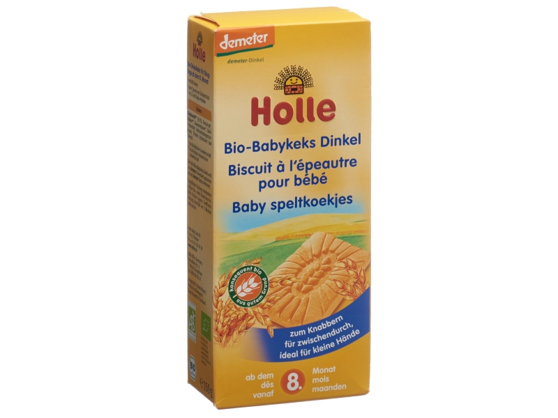 HOLLE biscuits à l'épeautre bébé bio 150 g