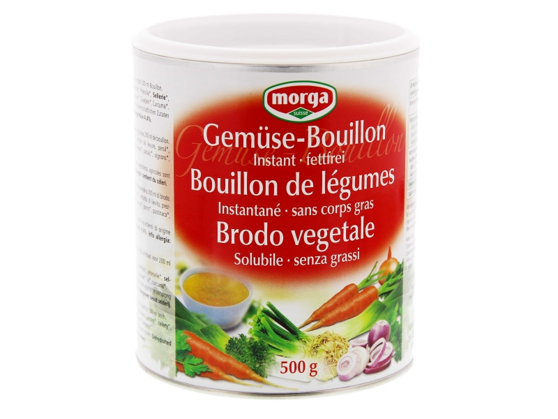 MORGA Gemüse Bouillon fettfrei Ds 500 g