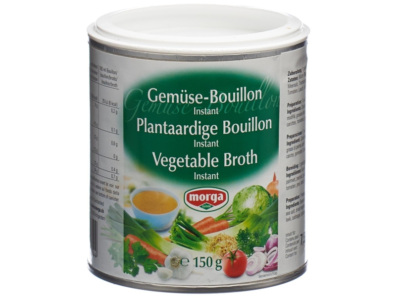 MORGA bouillon de légume instantané boîte 150 g