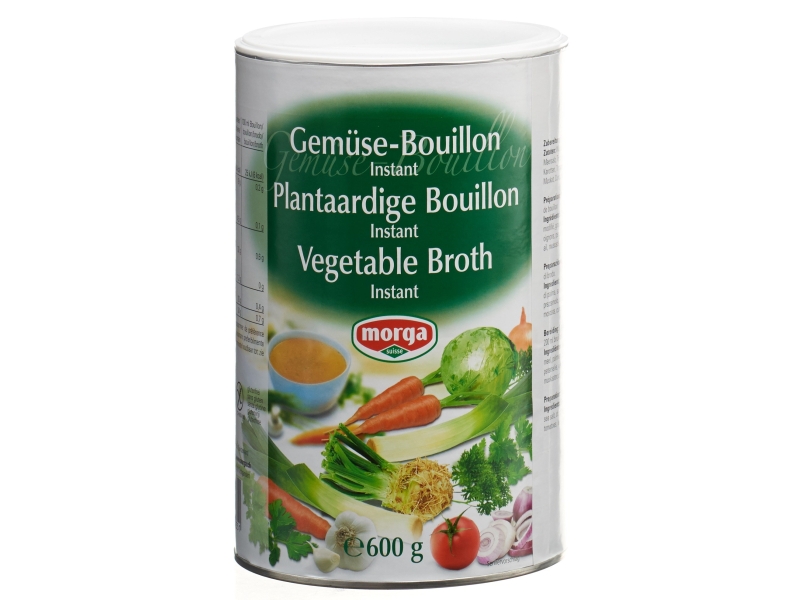 MORGA bouillon de légume instantané boîte 600 g