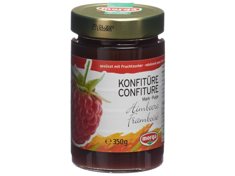 MORGA Konfitüre Himbeermark Fruchtz 350 g