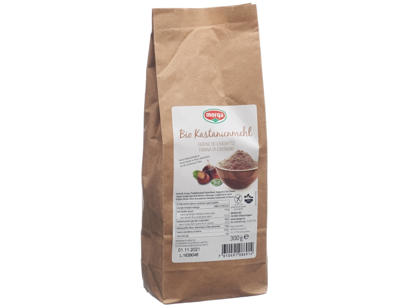 MORGA Kastanienmehl Bio glutenfrei 300 g