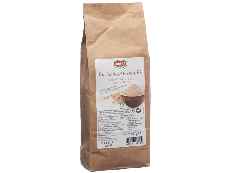 MORGA Kichererbsenmehl glutenfrei Bio Knospe 350 g