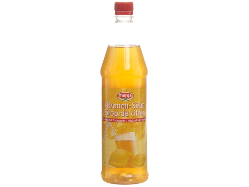 MORGA sirop citrons avec fructose flacon en Pet 7.5 dl