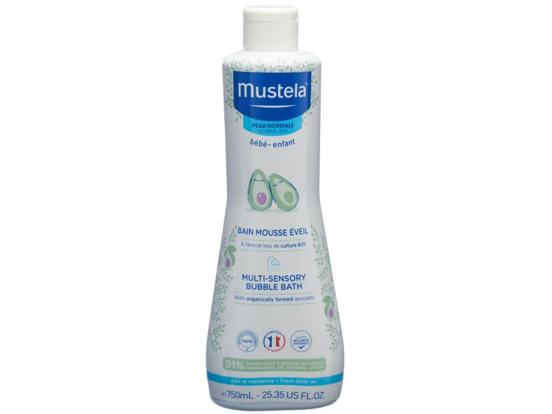 MUSTELA Bain Mousse Éveil, 750 ml