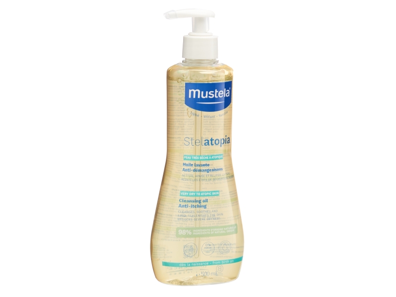 MUSTELA Stelatopia Huile de Bain Peau Atopique, 200 ml