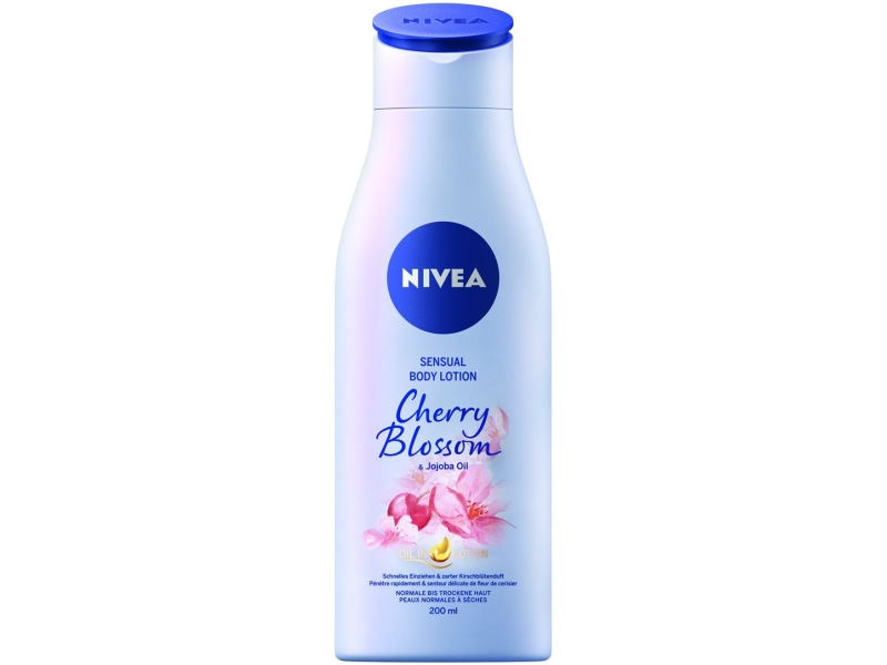 NIVEA Sensual Body Lotion huille Cerise & Jojoba 200 ml