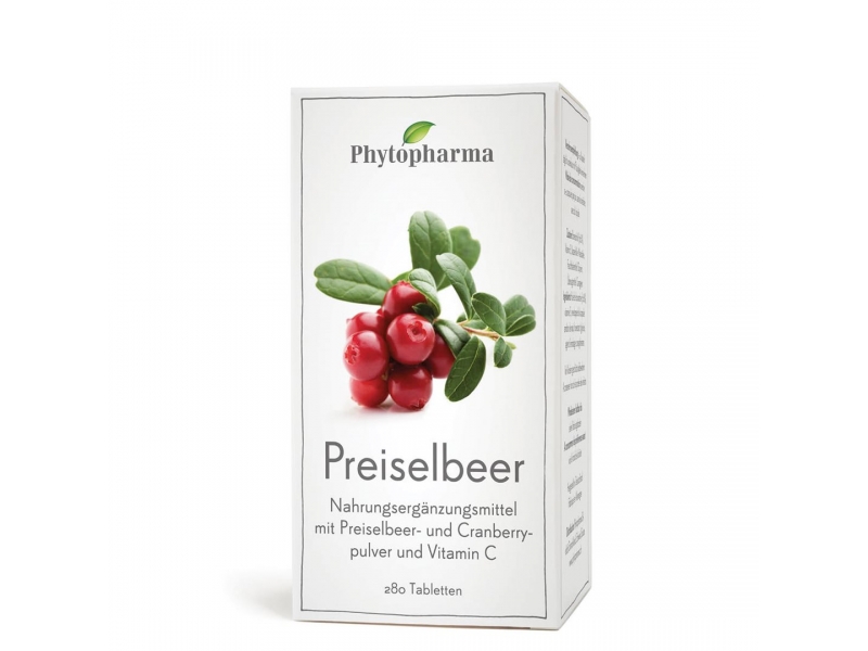 PHYTOPHARMA Preiselbeer tabletten 280 stück