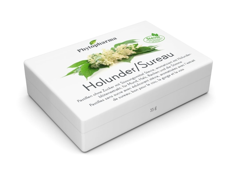 PHYTOPHARMA Fleurs de sureau pastilles 40 pièces